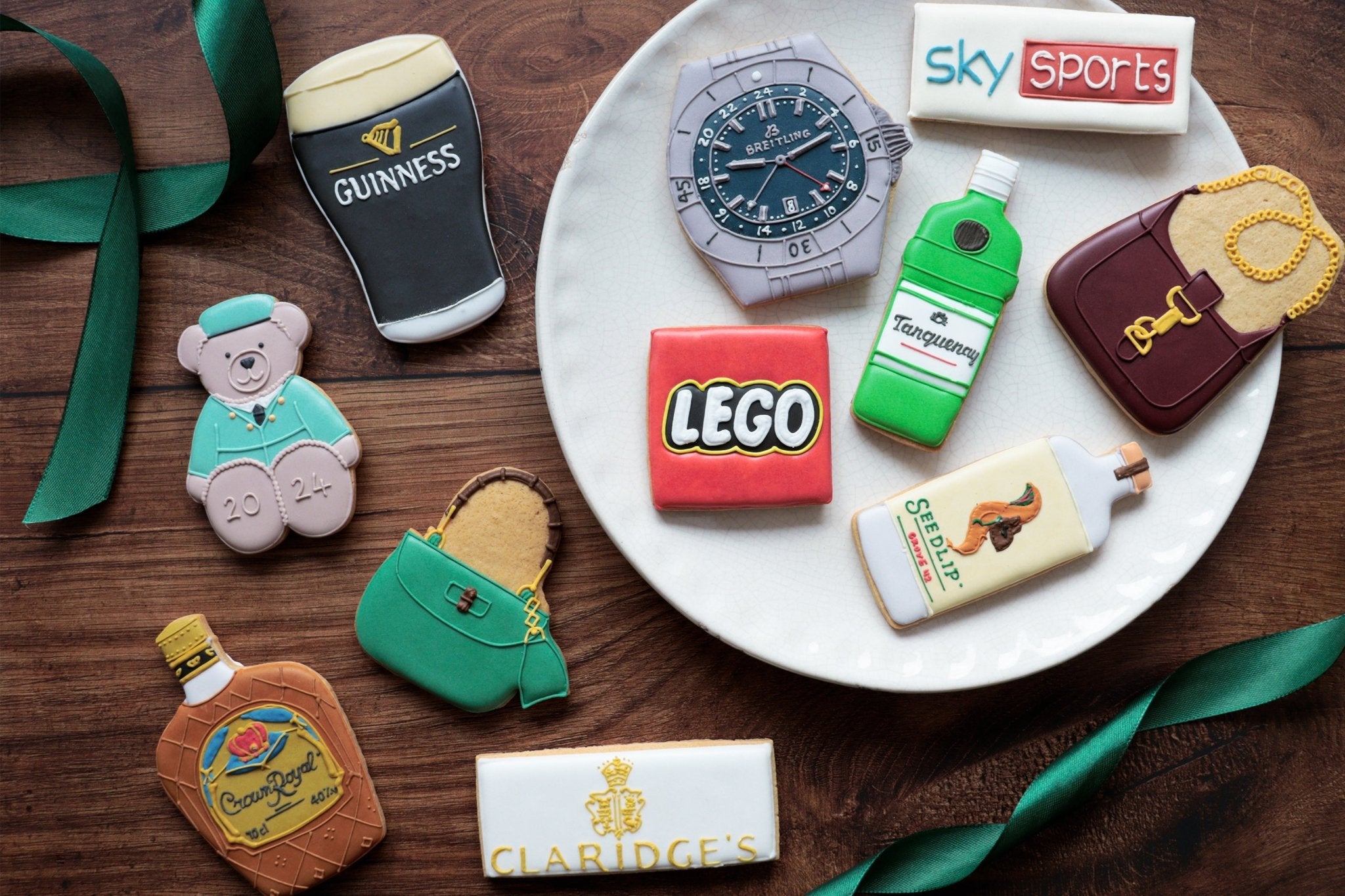 Biscuiteers corporate gifting biscuits with logos, perfect for personalized business gifts and client appreciation.