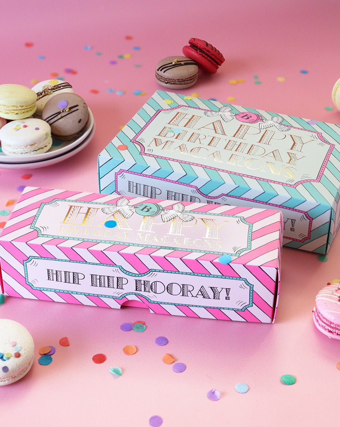 Birthday Macarons