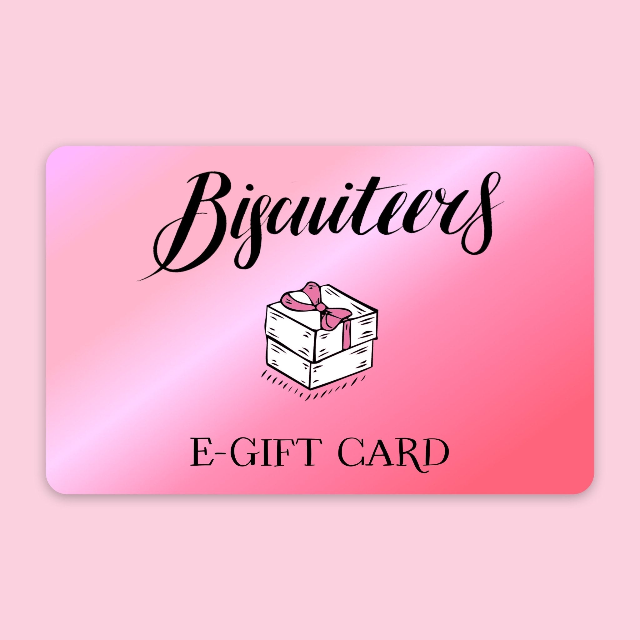 E-gift Cards - Biscuiteers