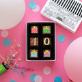 40th Birthday Milestone Little Box Of Chocolates - Biscuiteers