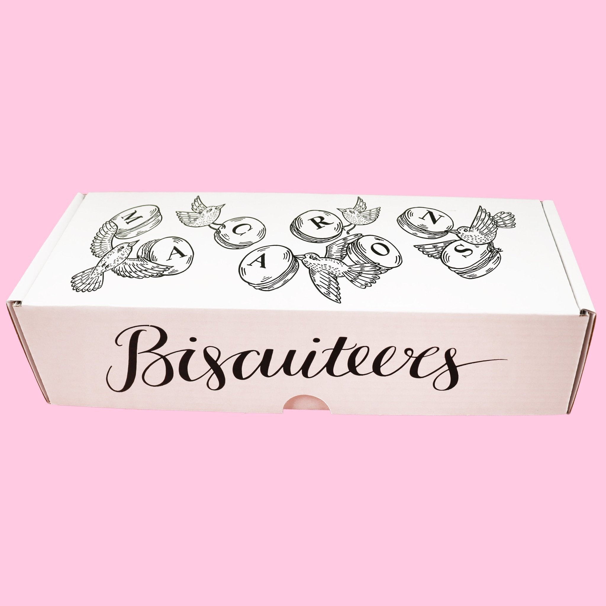6 Christmas Macarons - Biscuiteers