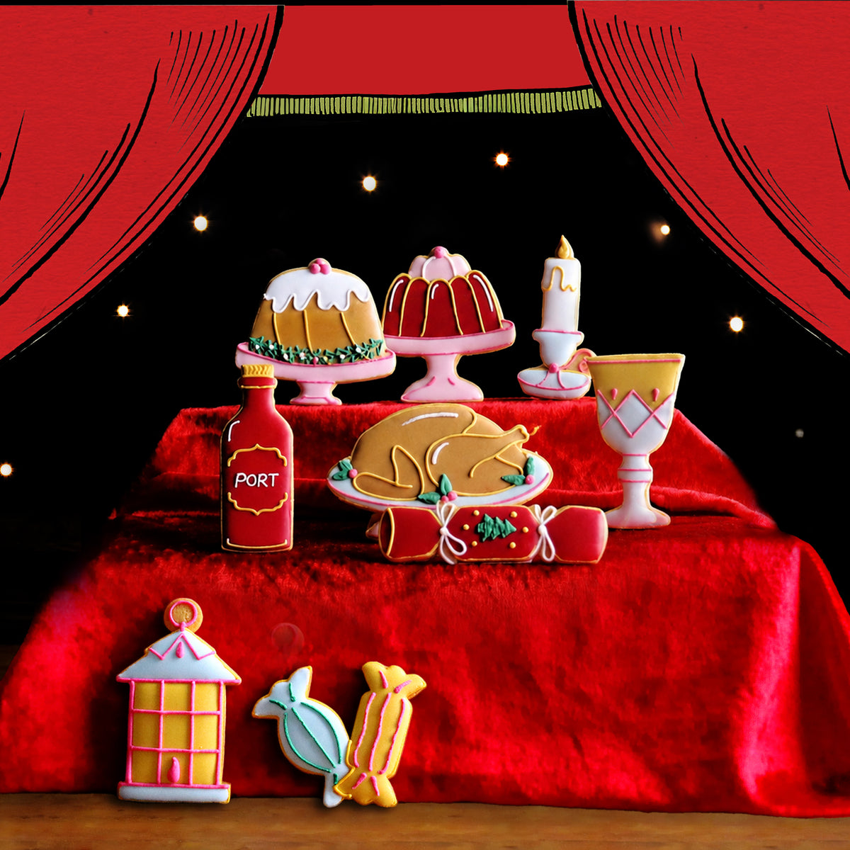 A Christmas Carol at the Old Vic Biscuit Tin