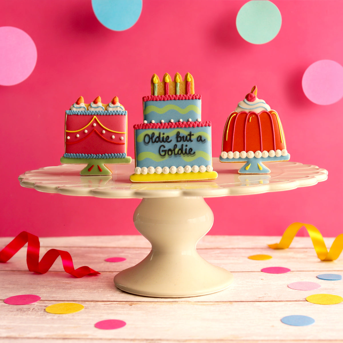 Personalised Birthday Cakes Letterbox Biscuits