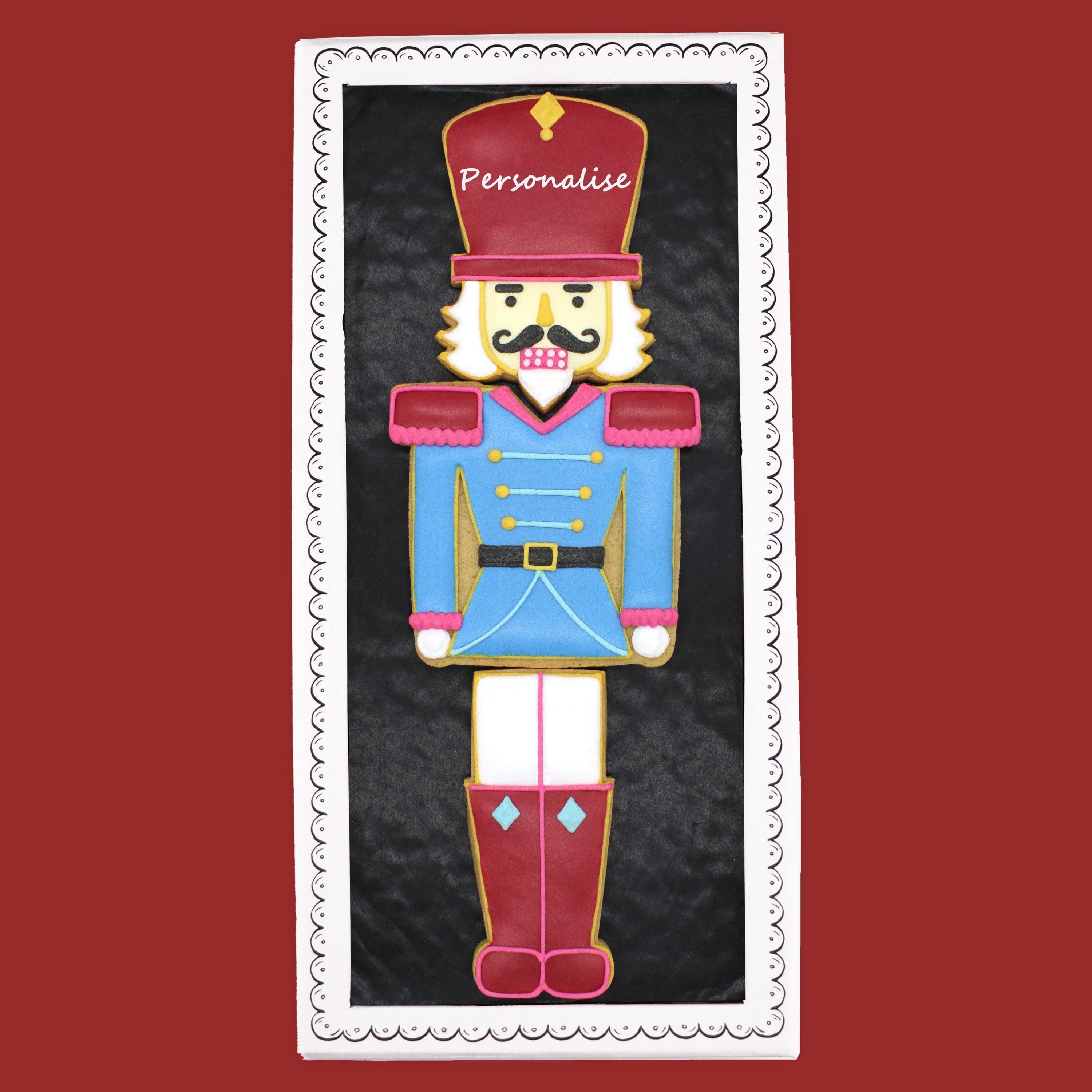 Personalised Nutcracker Letterbox Biscuit