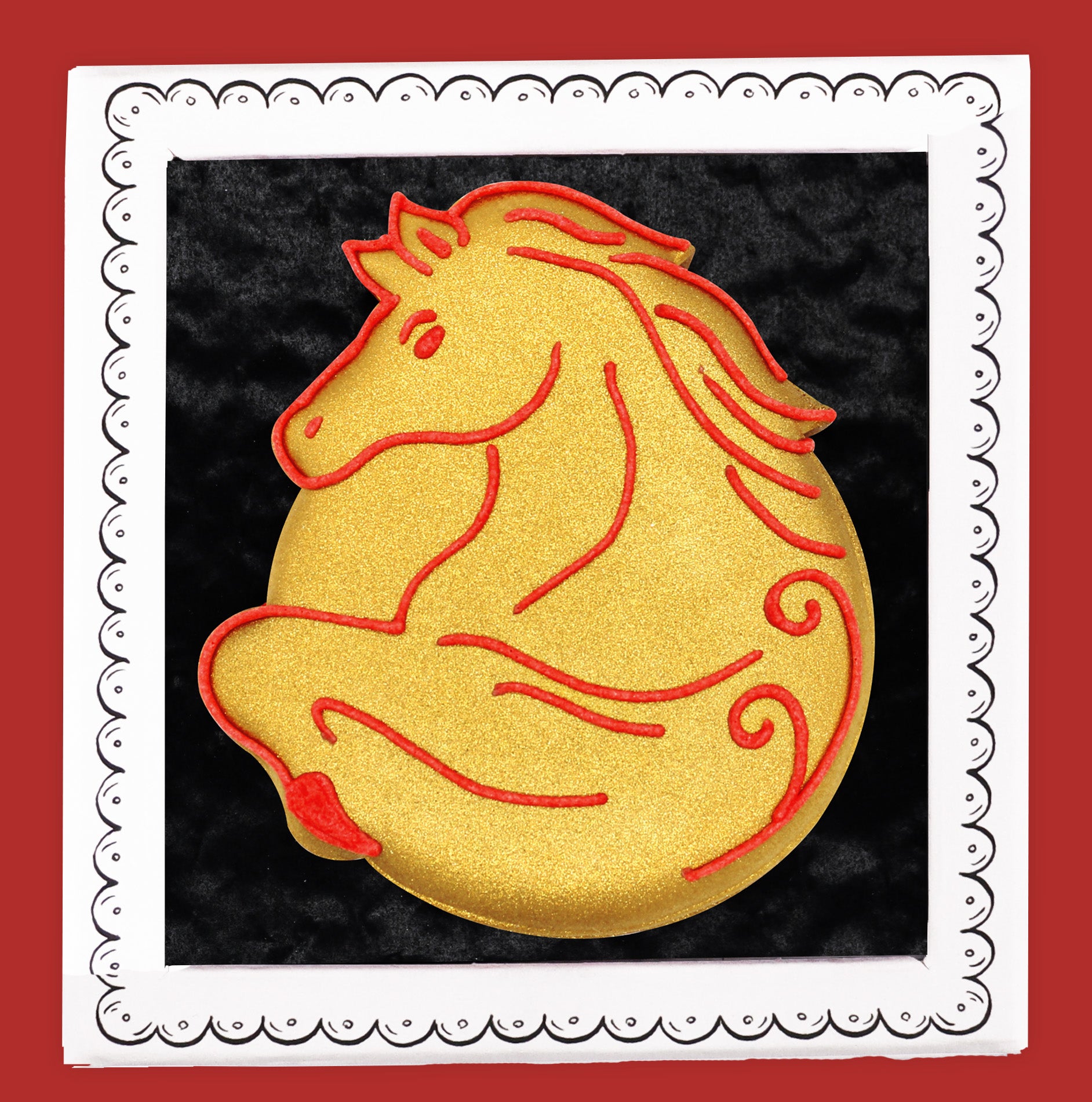 Chinese New Year Letterbox Biscuit - Biscuiteers