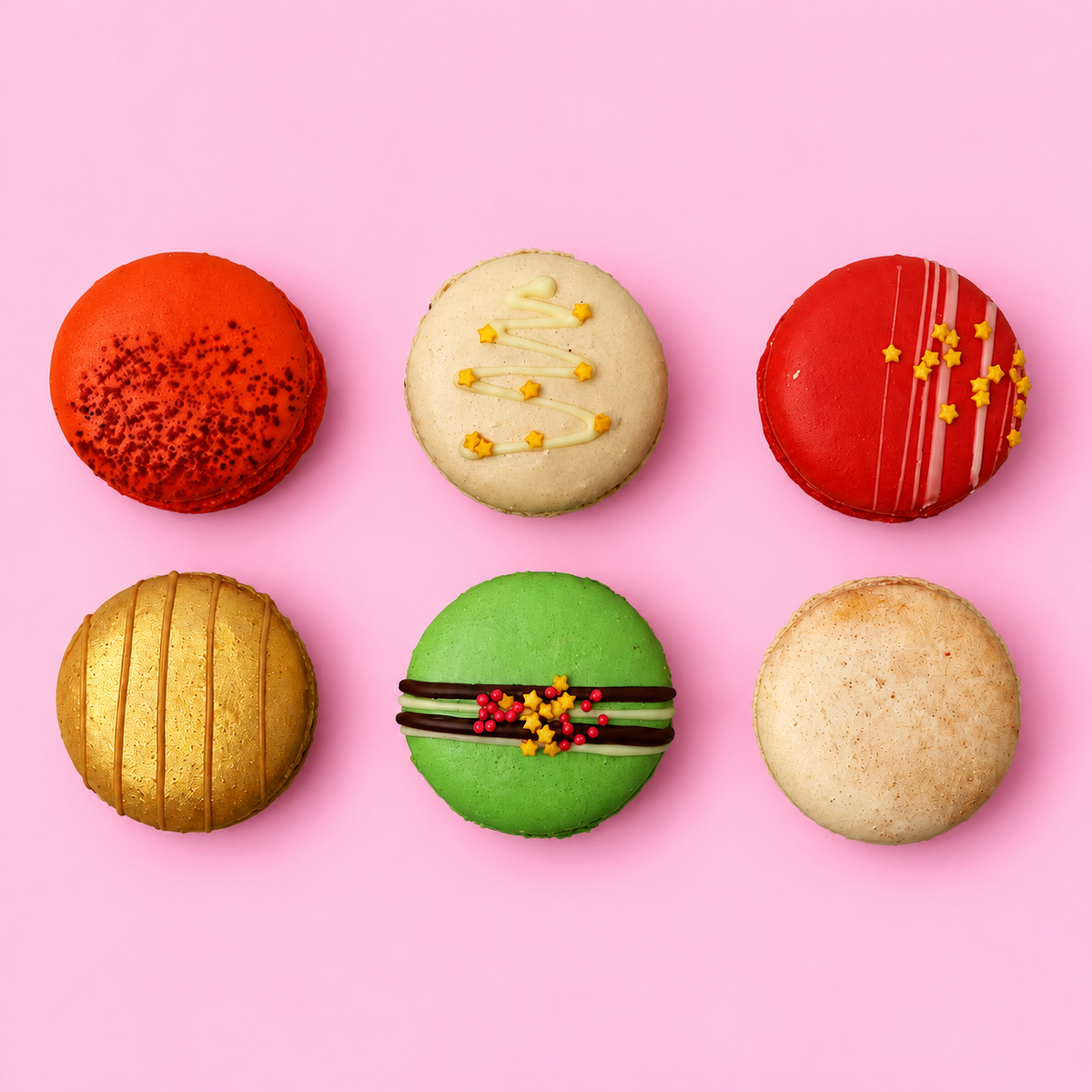 Merry Macarons Mini Gift Box