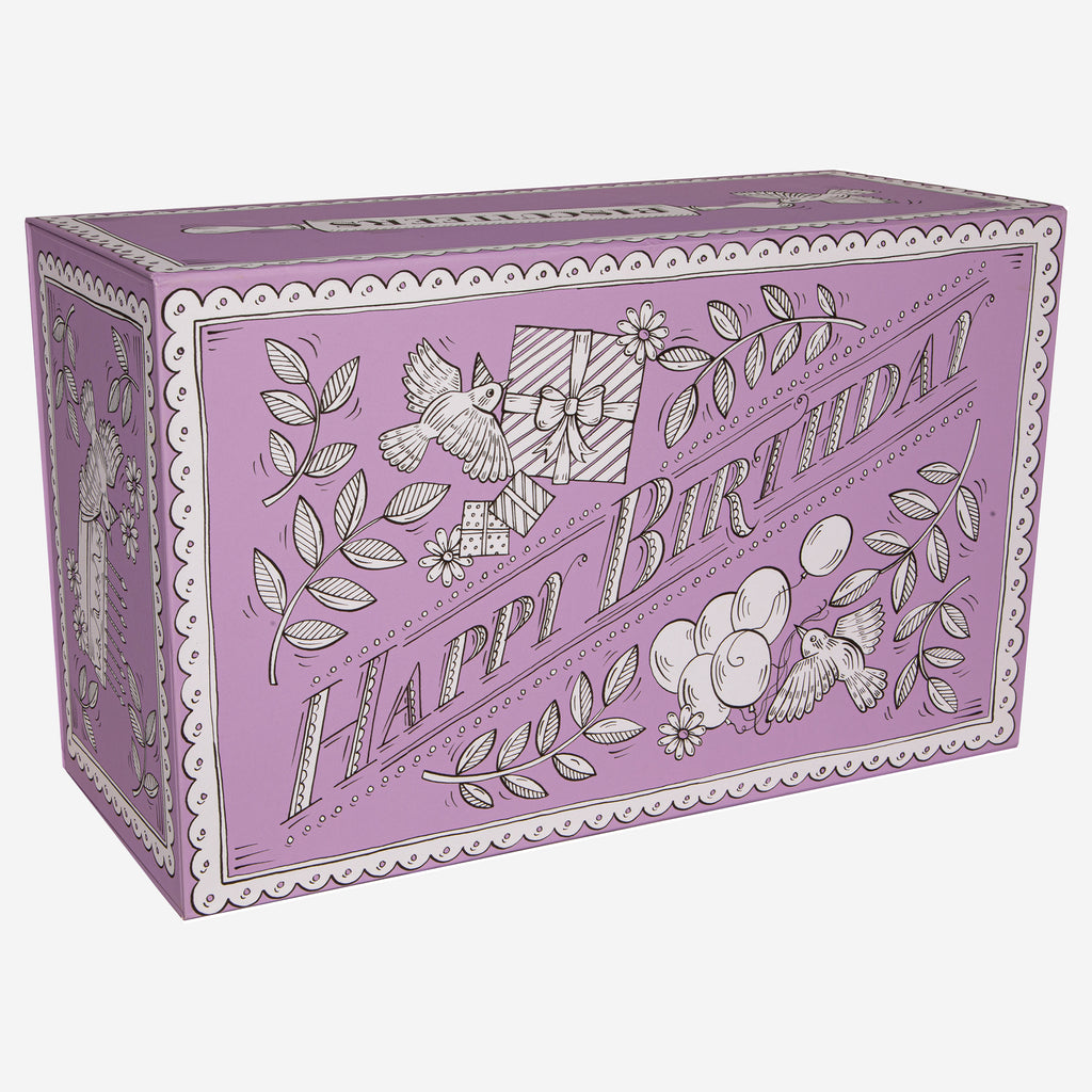 Empty Happy Birthday Gift Box - Biscuiteers