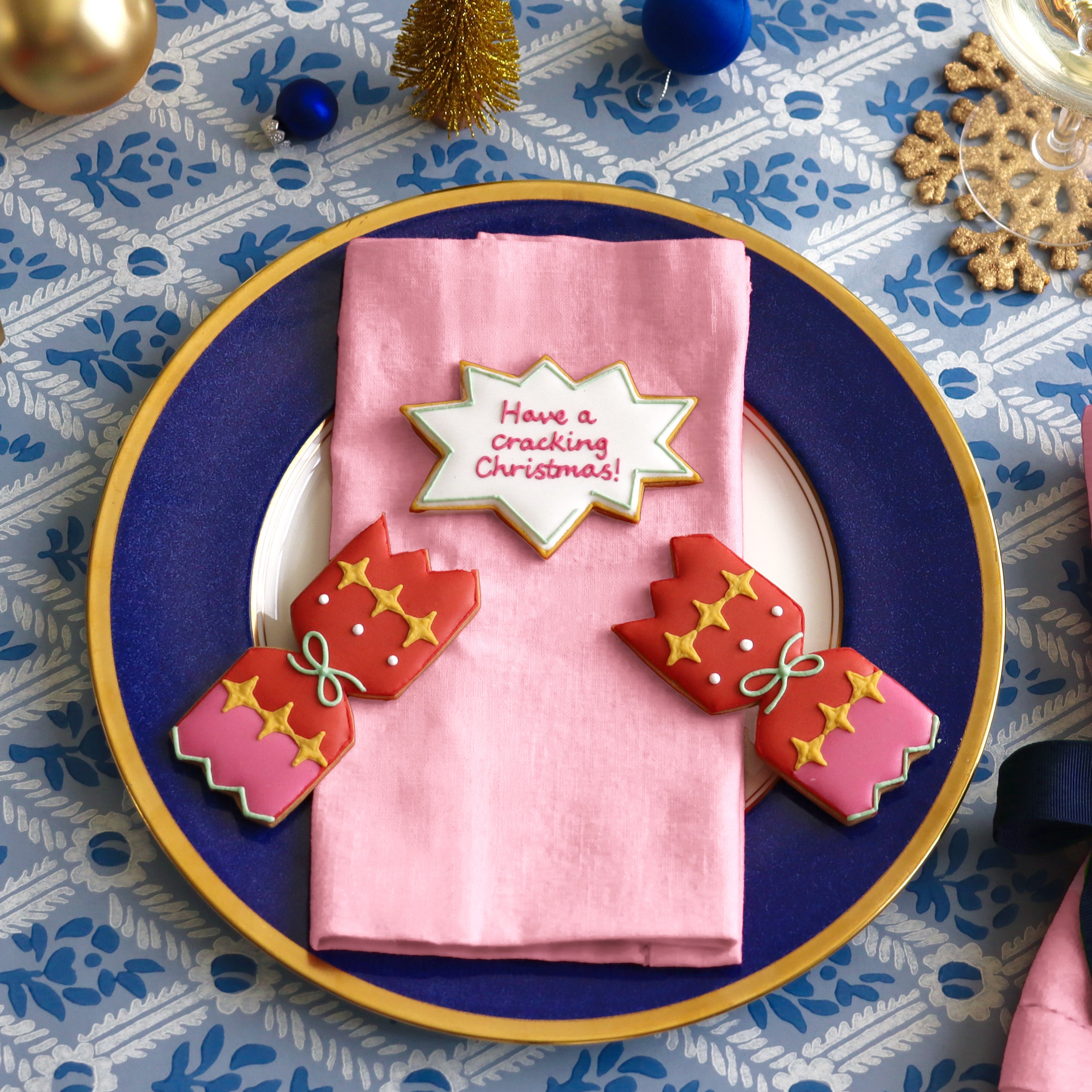 Personalised Popping Cracker Letterbox Biscuits