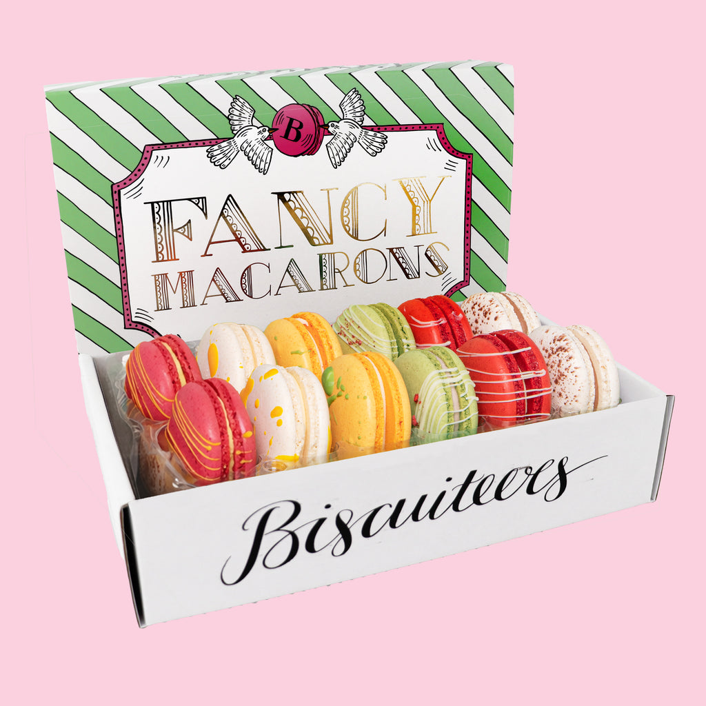 Spring Macarons Gift Box - Biscuiteers