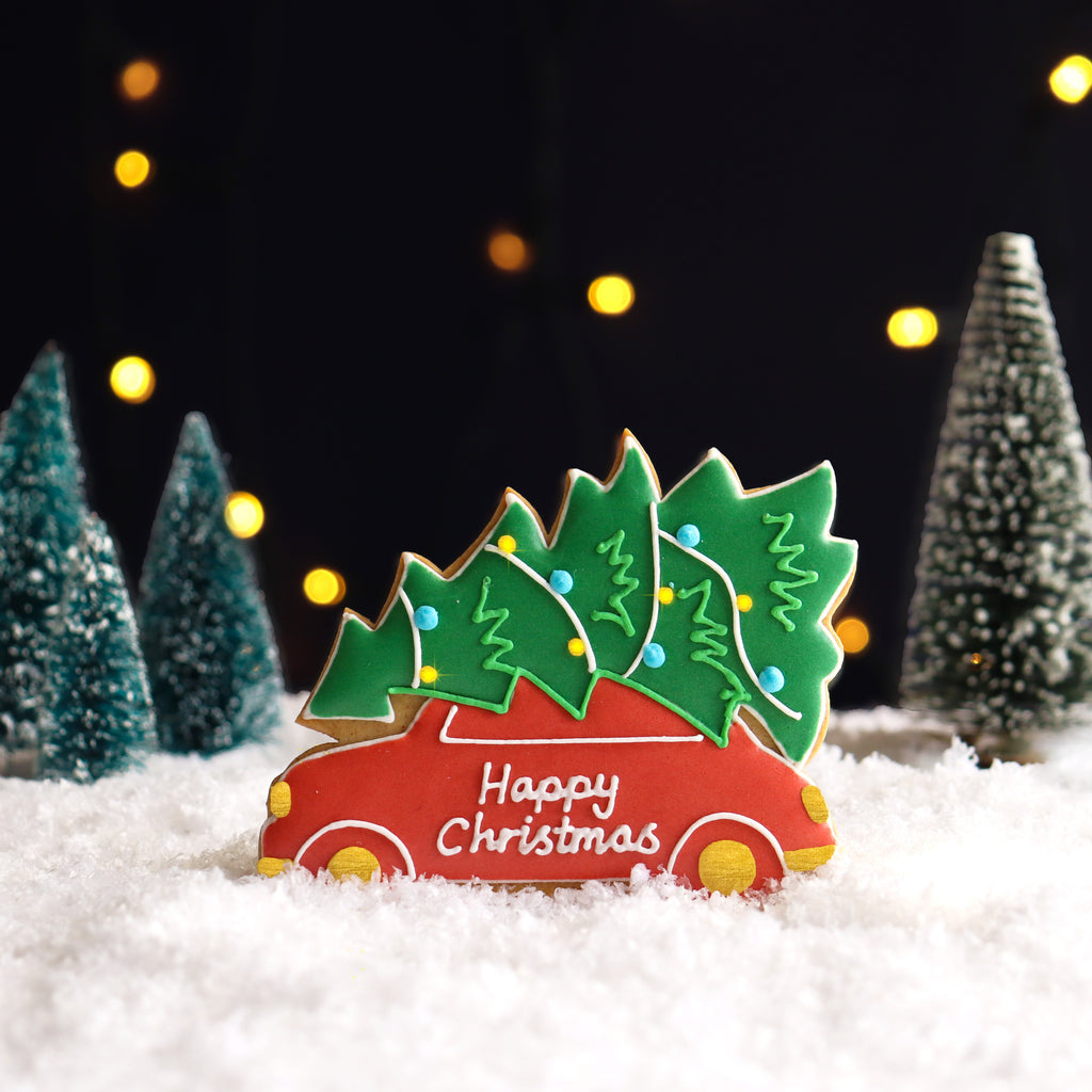 Driving Home for Christmas Letterbox Biscuit