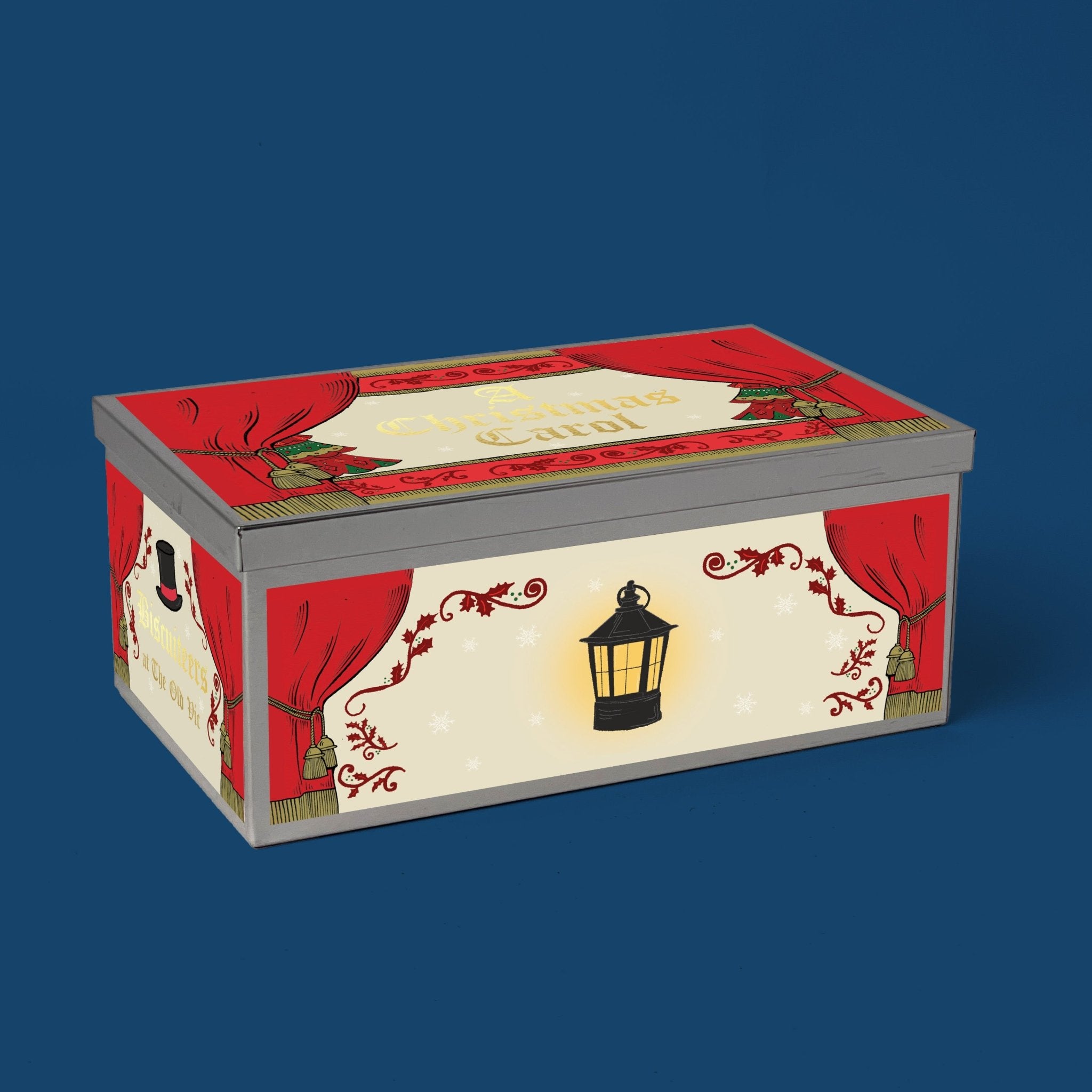 A Christmas Carol at the Old Vic Biscuit Tin - Biscuiteers