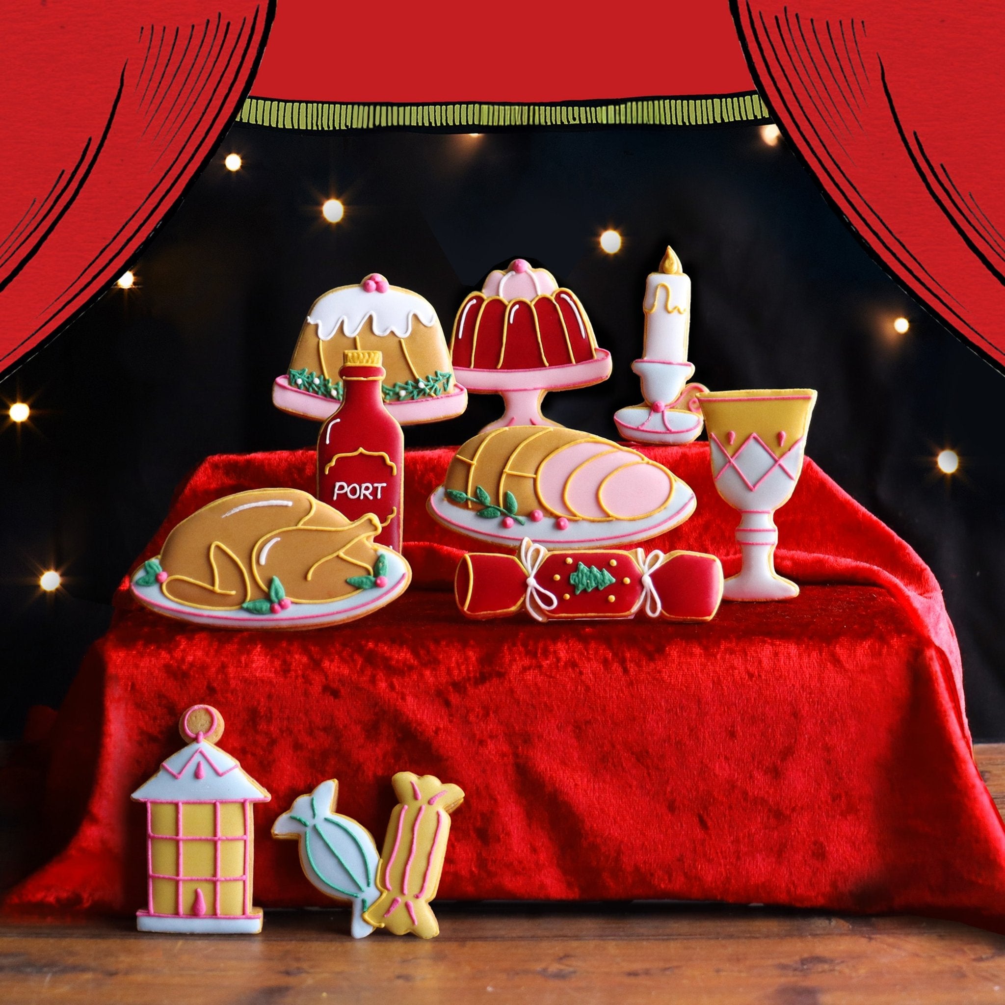 A Christmas Carol at the Old Vic Biscuit Tin - Biscuiteers