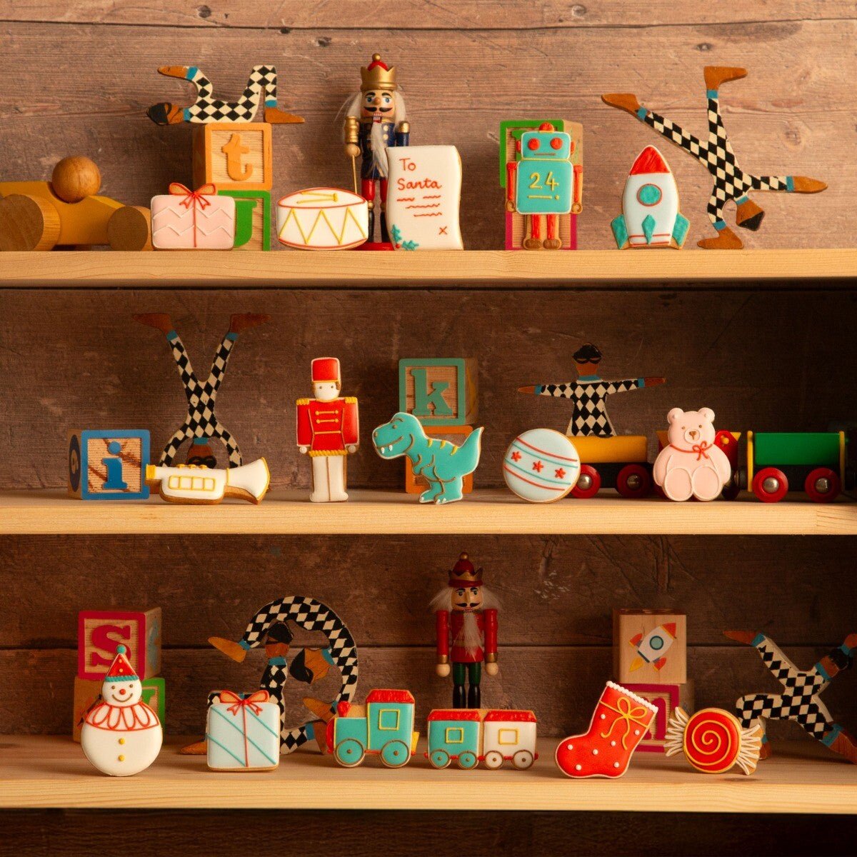 Advent Tin With Limited Edition Advent Calendar - Biscuiteers
