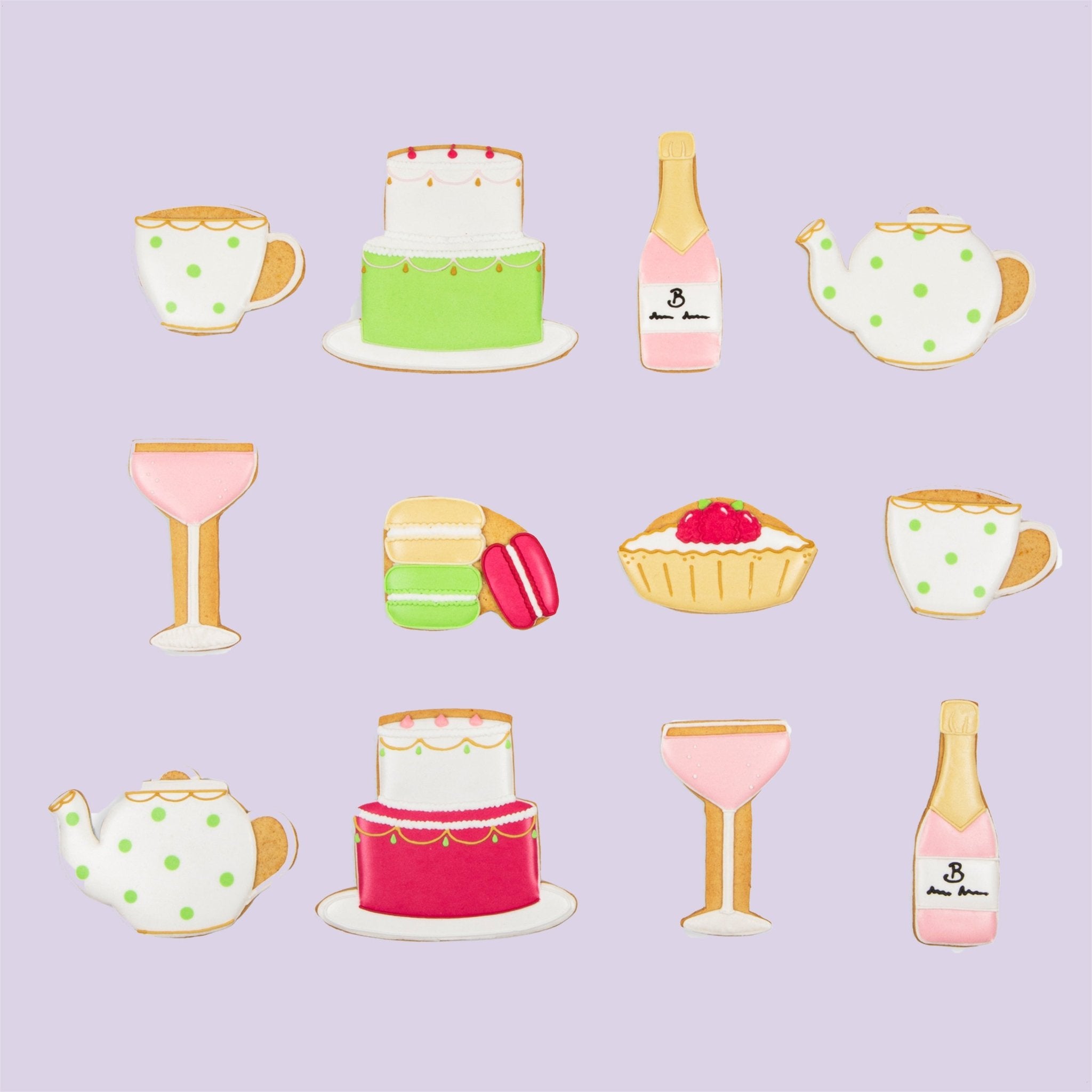 Afternoon Tea Birthday Luxe Tin - Biscuiteers