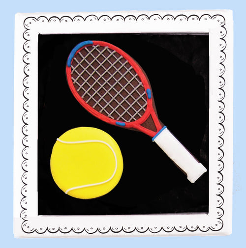 Anyone For Tennis Letterbox Biscuits - Biscuiteers