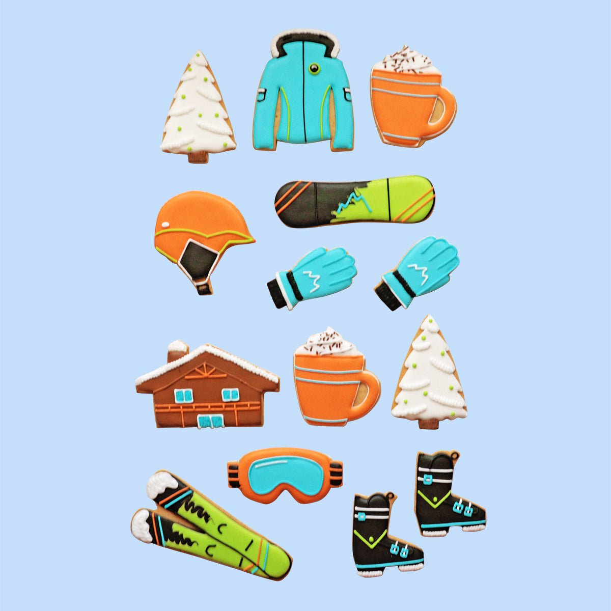 Apres Ski Luxe Biscuit Tin - Biscuiteers