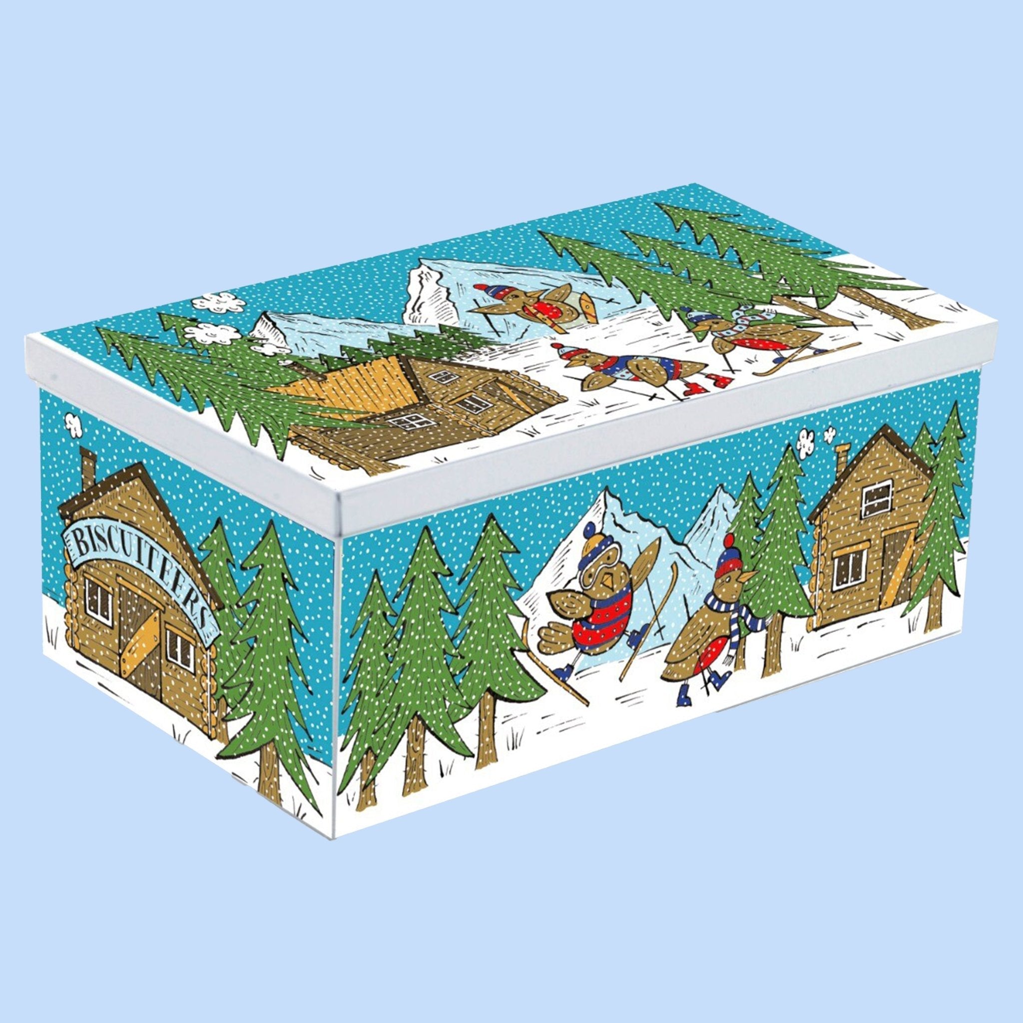 Apres Ski Luxe Biscuit Tin - Biscuiteers