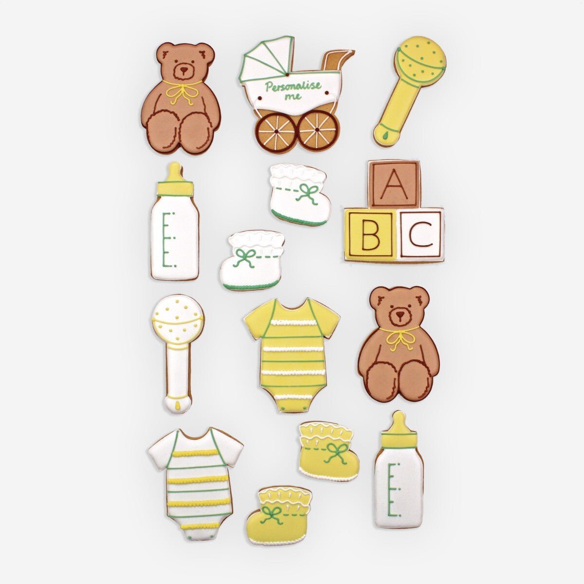Baby Shower & Bunny Biscuit Gift Box - Biscuiteers