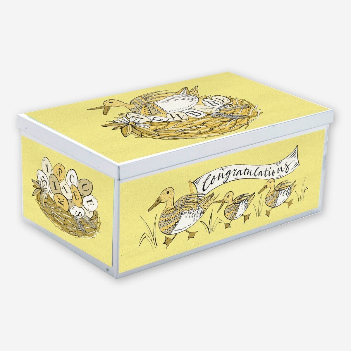 Baby Shower & Bunny Biscuit Gift Box - Biscuiteers