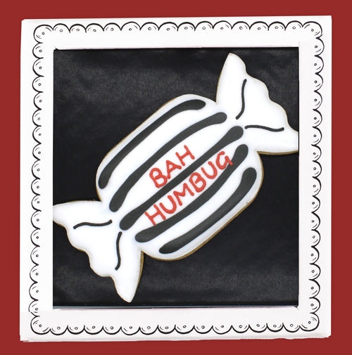 Bah Humbug! Letterbox Biscuit - Biscuiteers