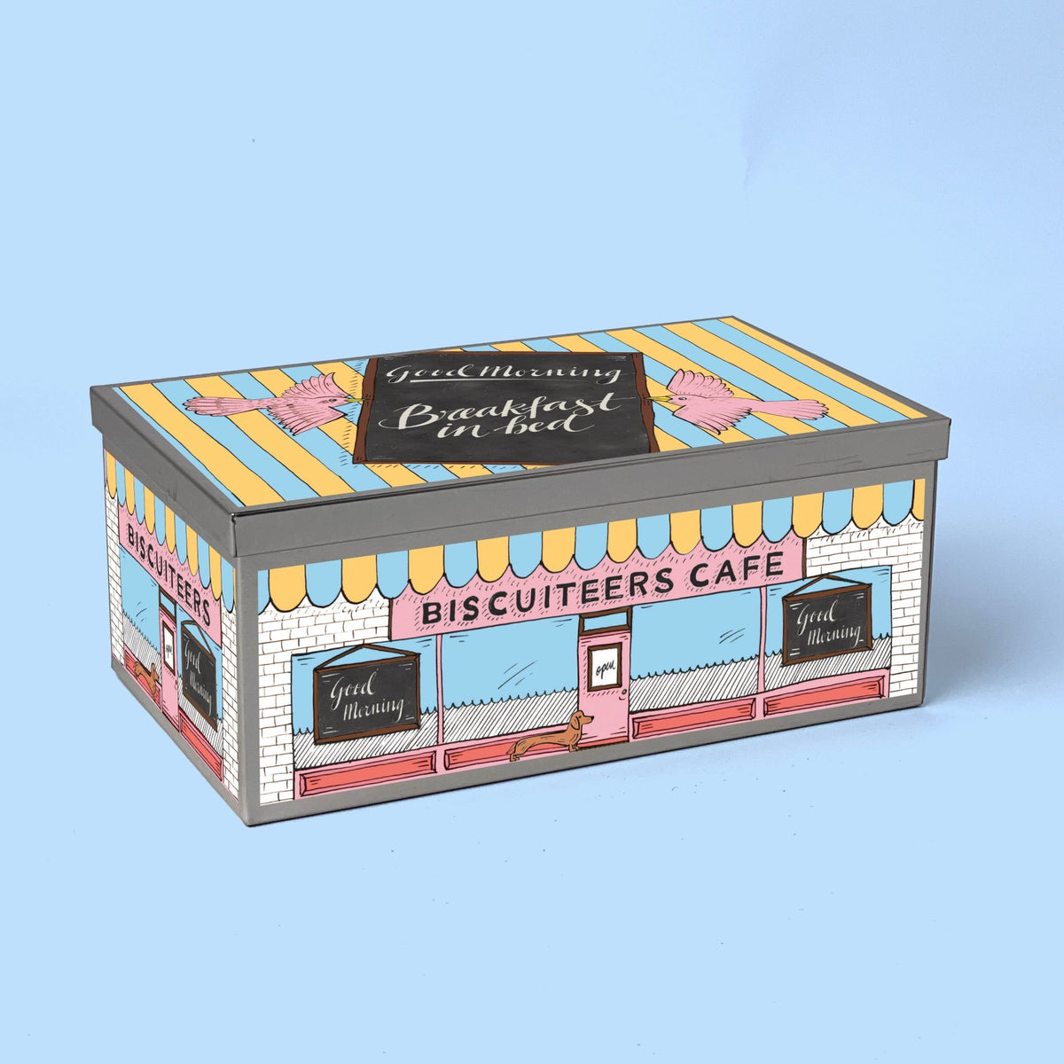 Birthday Breakfast in Bed Biscuit Tin - Biscuiteers