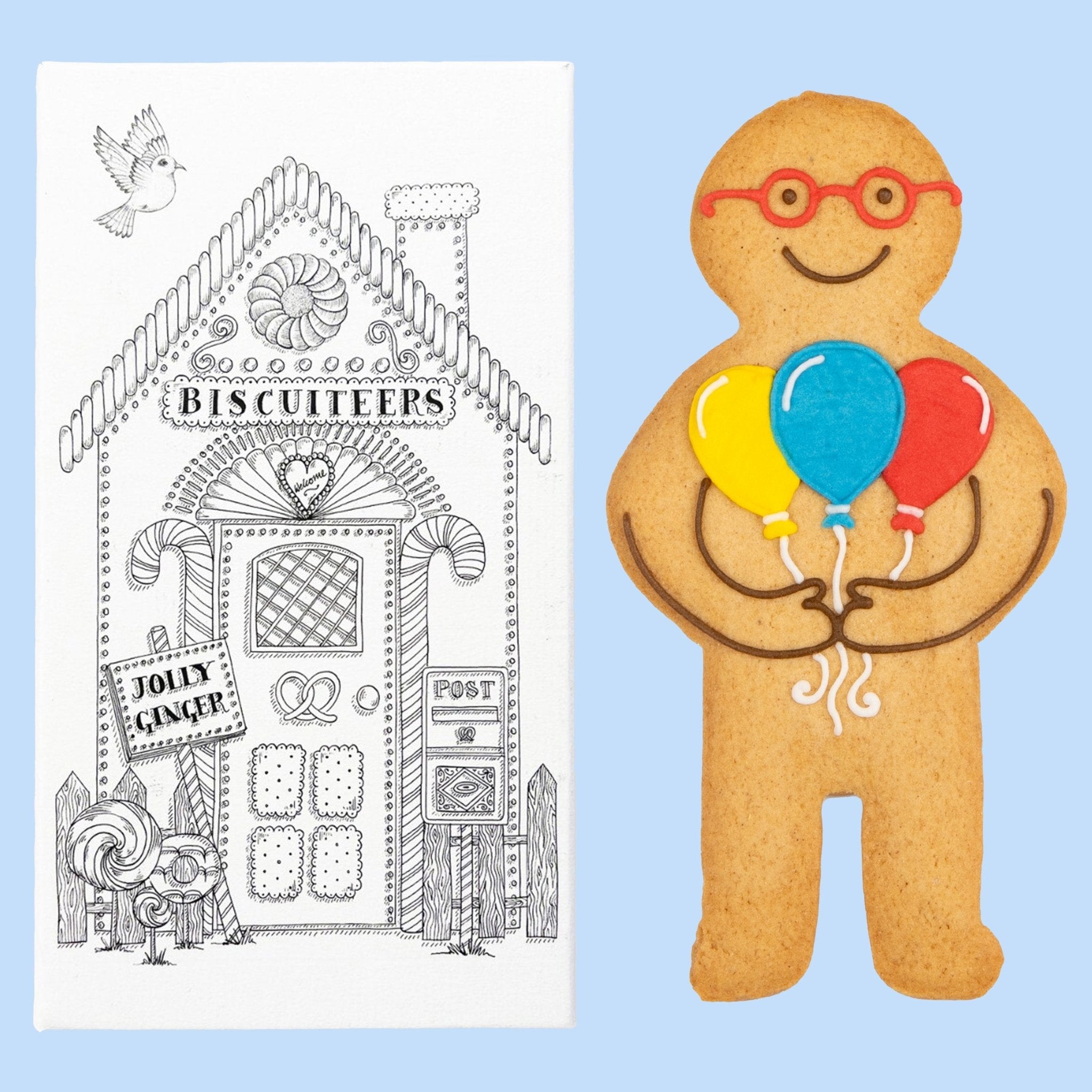 Birthday Jolly Ginger - Biscuiteers