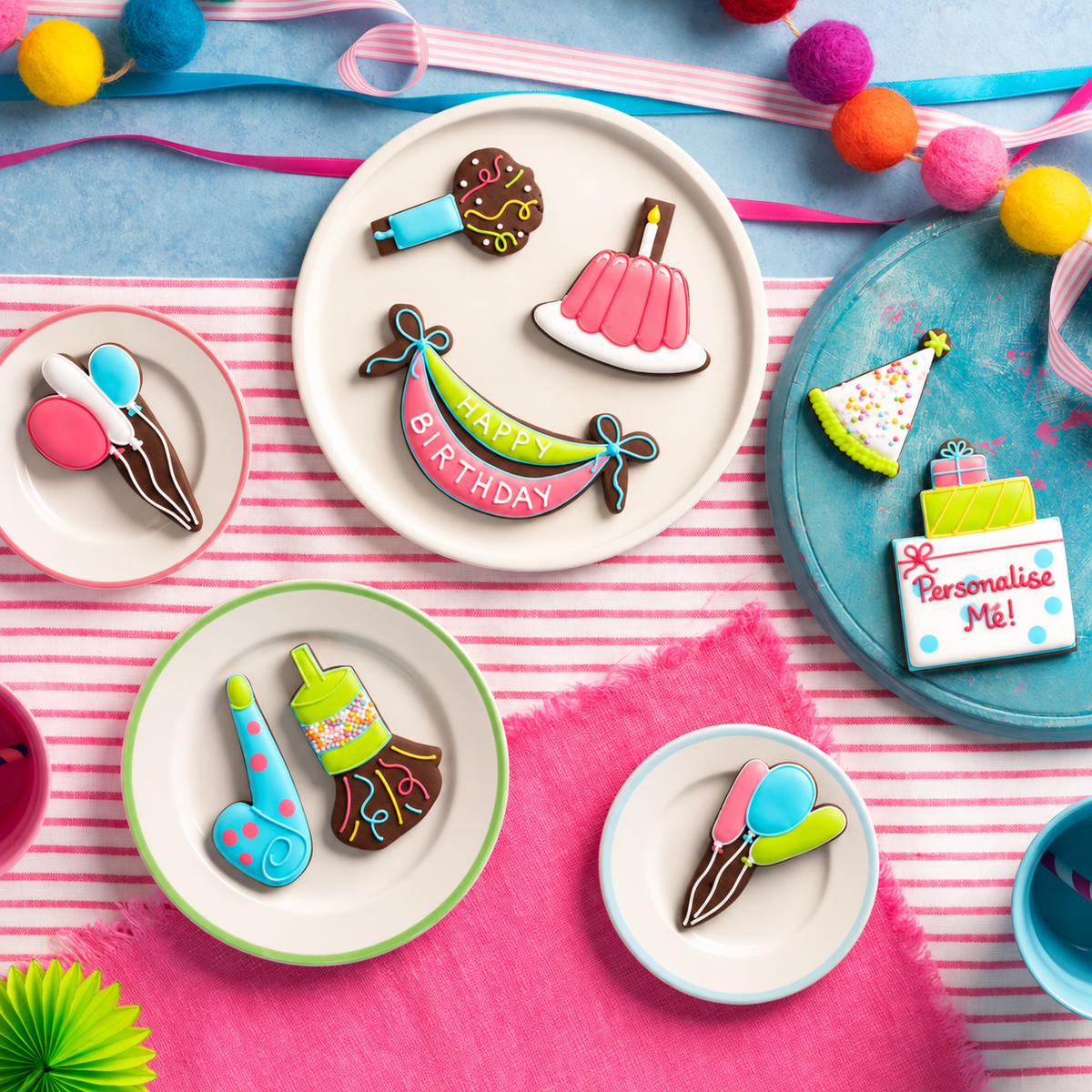 Birthday Surprises Biscuit Tin - Biscuiteers