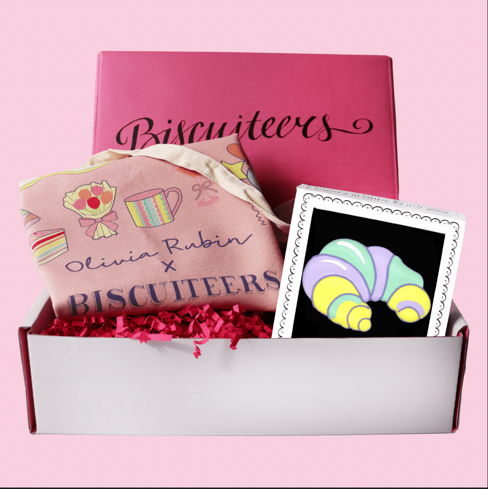 Biscuiteers x Olivia Rubin Mini Gift Box - Biscuiteers