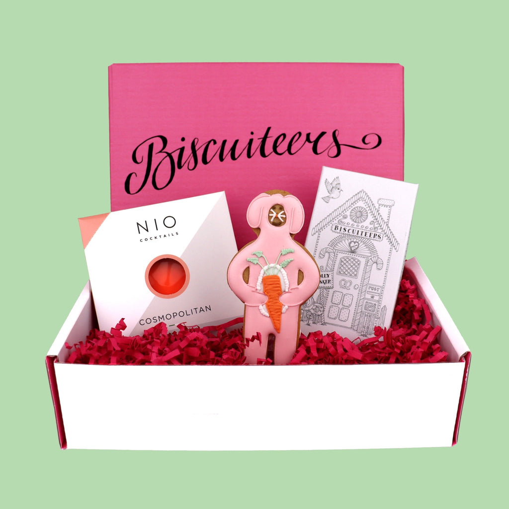 Boozy Bunny Gift Box - Biscuiteers