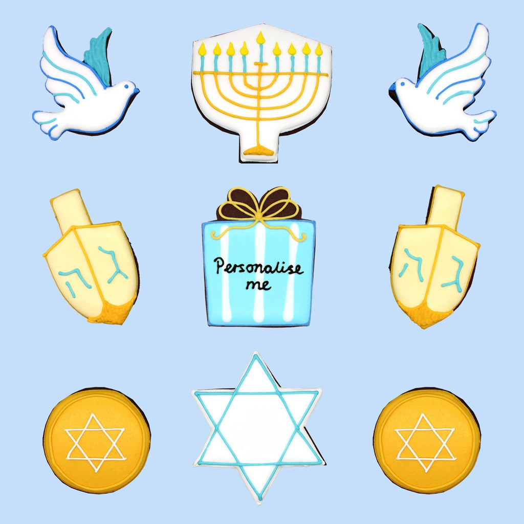 Chanukah Biscuit Tin - Biscuiteers