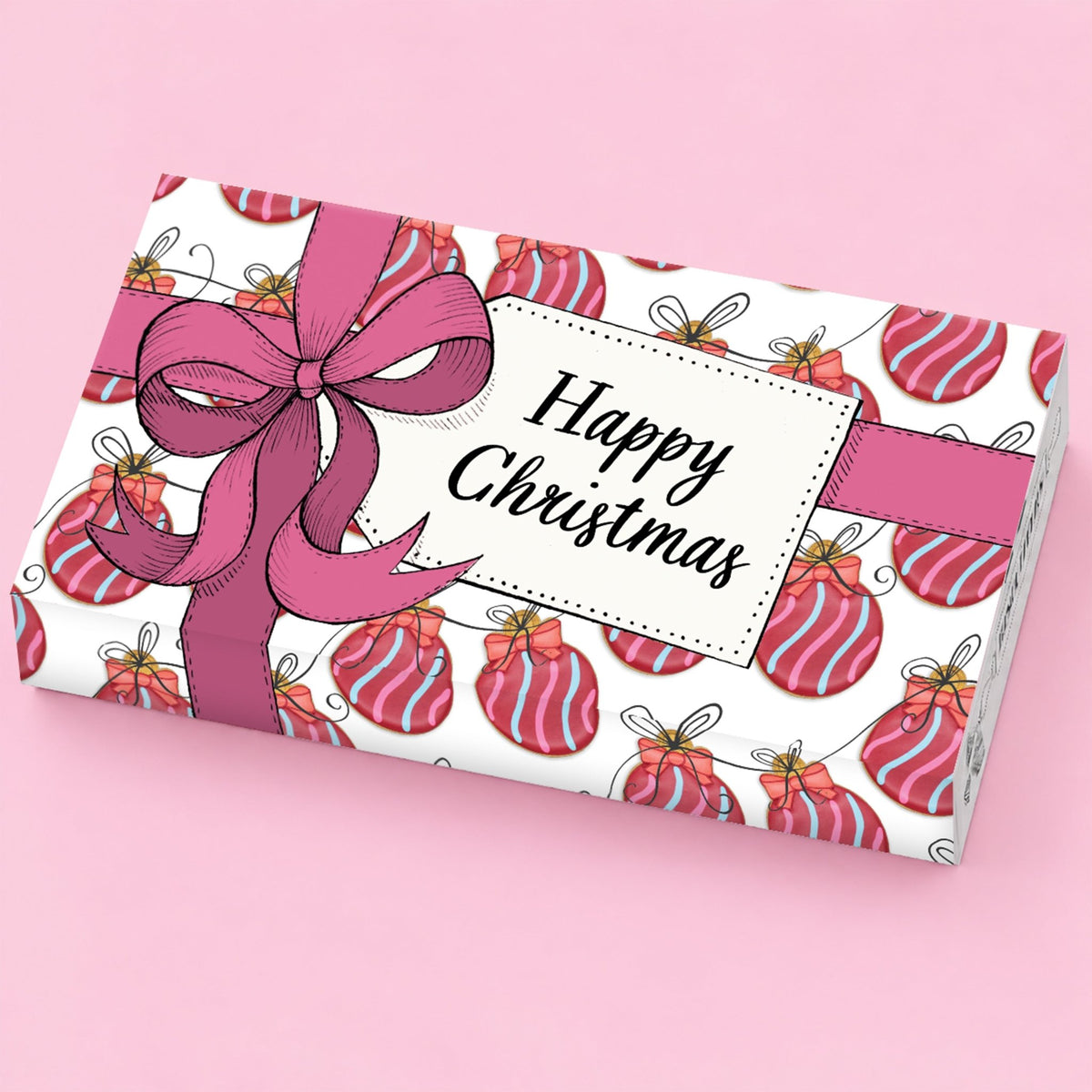 Christmas Bauble Large Letterbox Sleeve - Biscuiteers