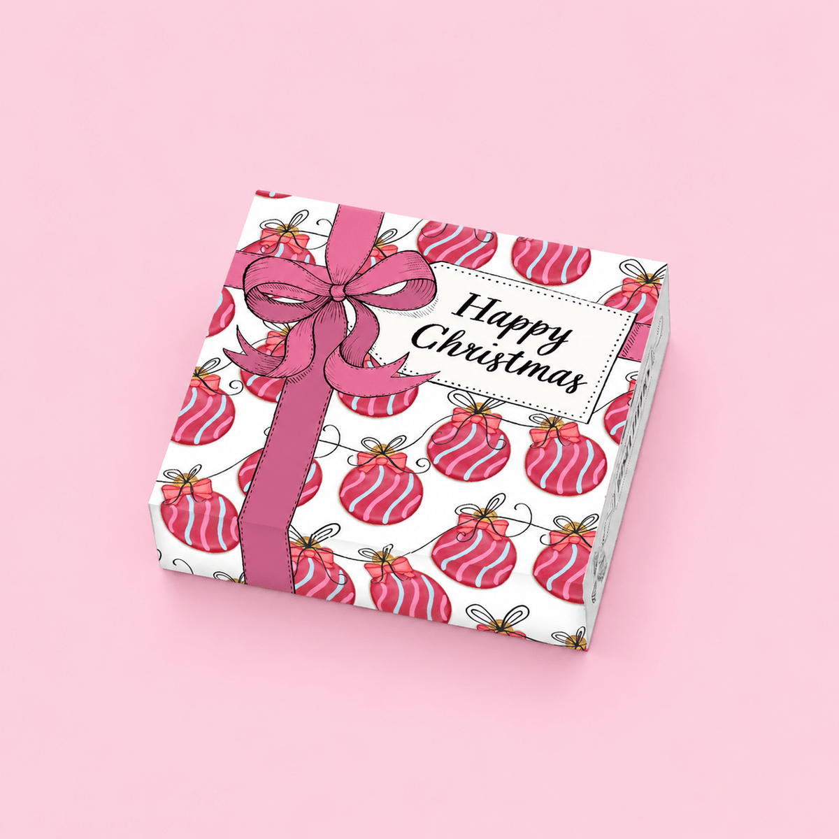 Christmas Bauble Small Letterbox Sleeve - Biscuiteers