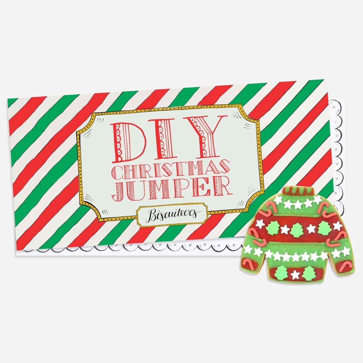 Christmas Jumpers Letterbox Diy Kit - Biscuiteers
