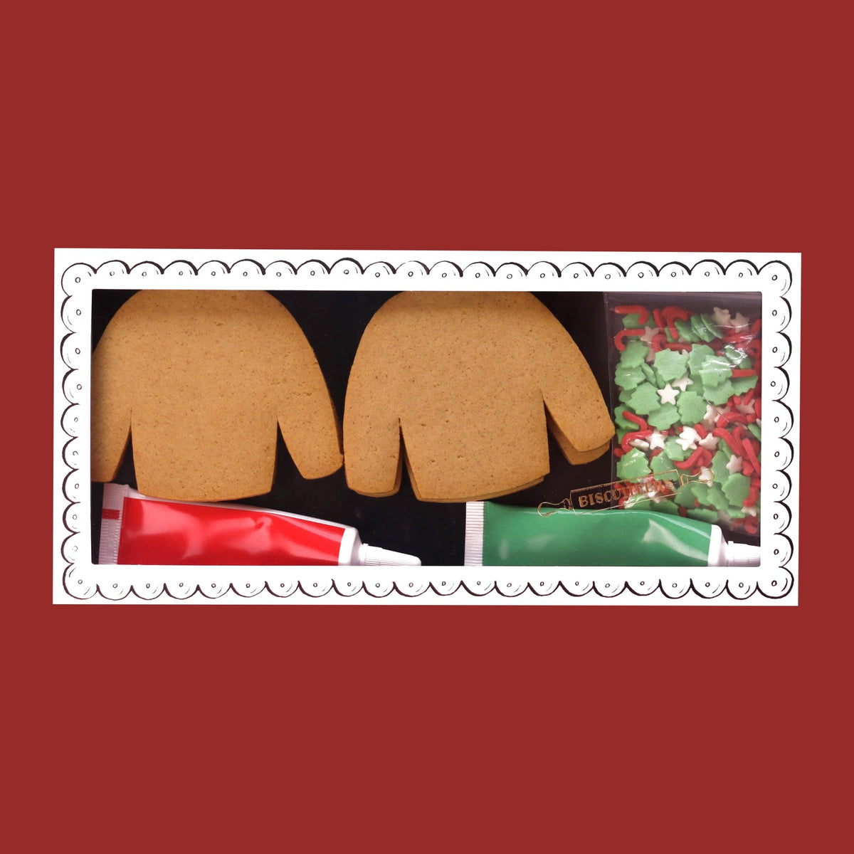 Christmas Jumpers Letterbox DIY Kit - Biscuiteers