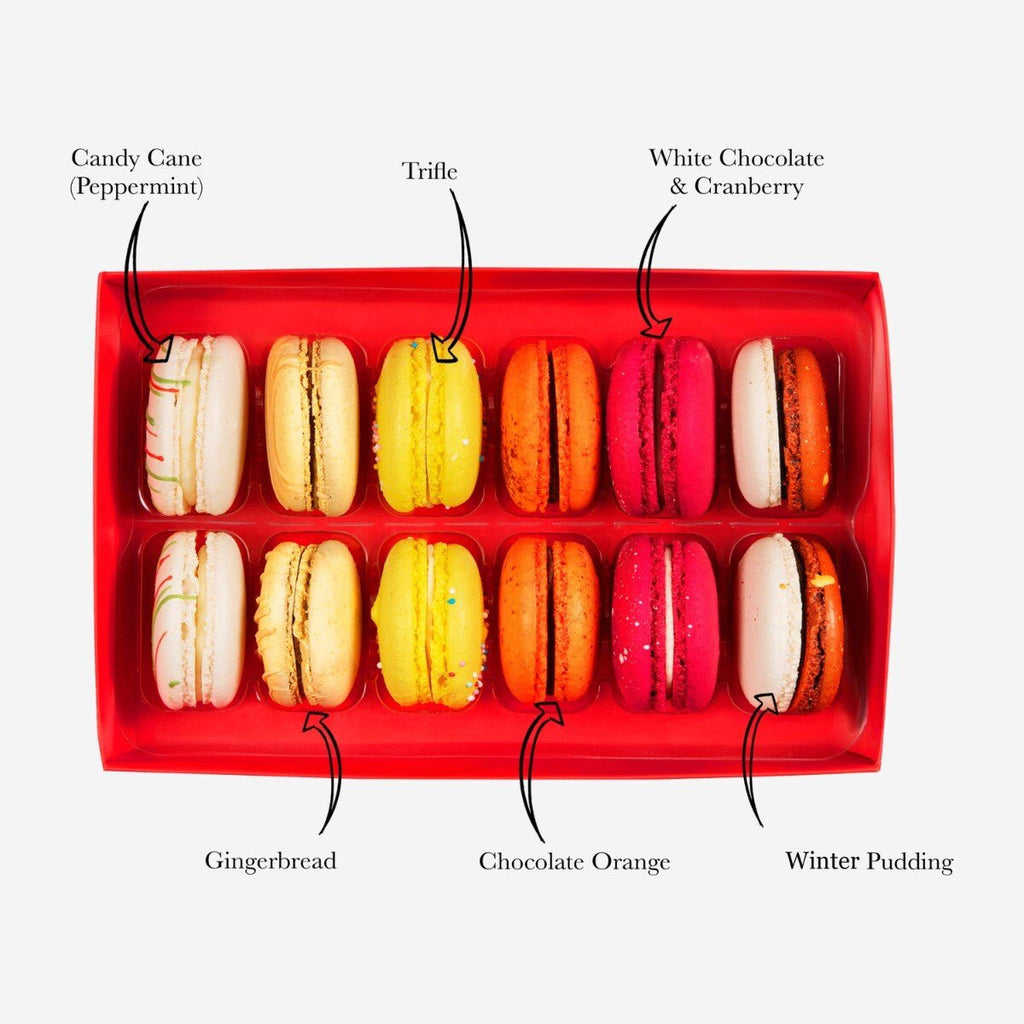 Christmas Macaron Gift Box - Biscuiteers