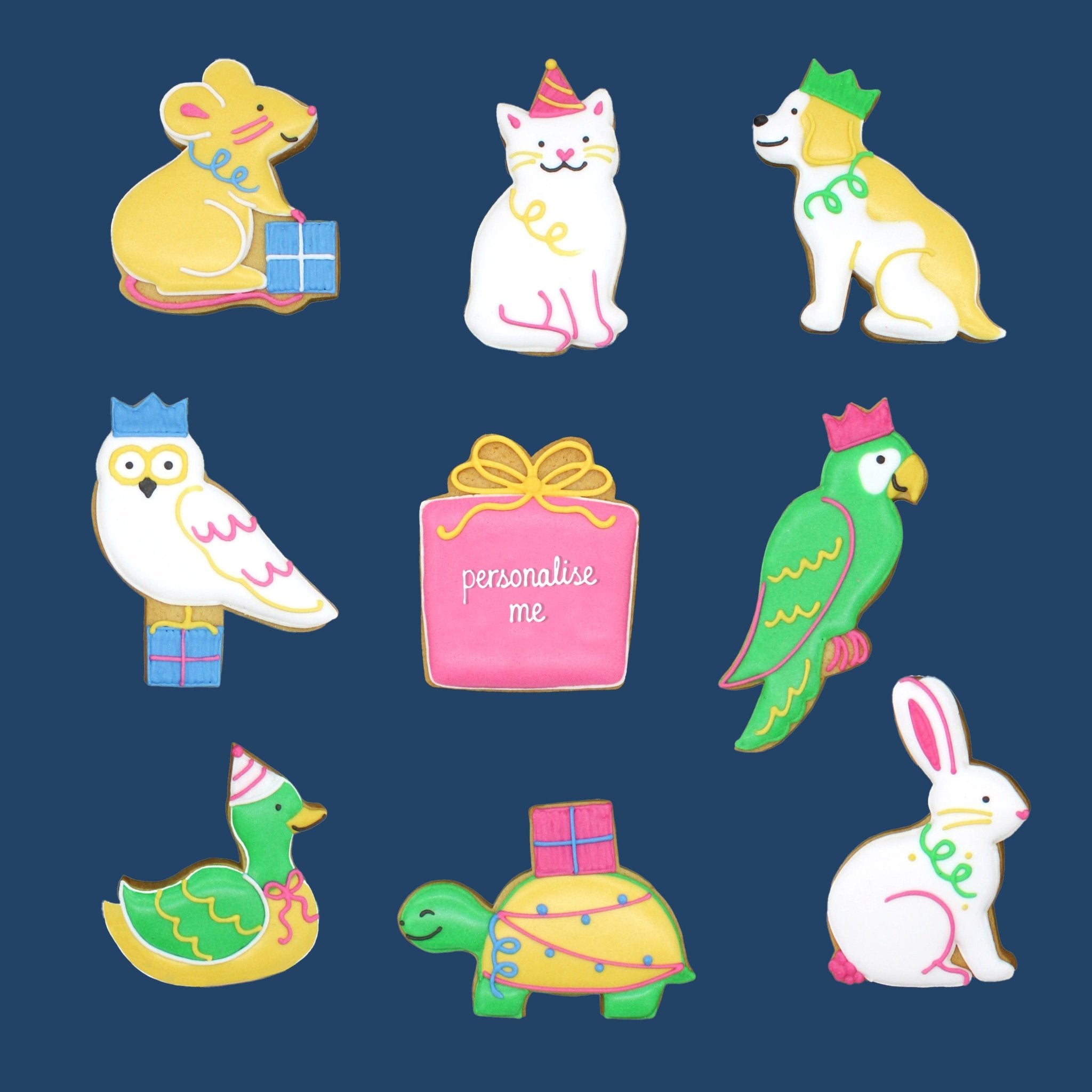 Christmas Party Animals Biscuit Tin - Biscuiteers