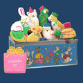 Christmas Party Animals Biscuit Tin - Biscuiteers