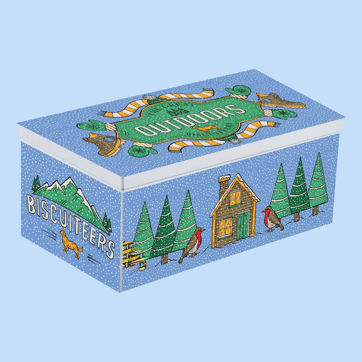 Country Walk Biscuit Tin - Biscuiteers
