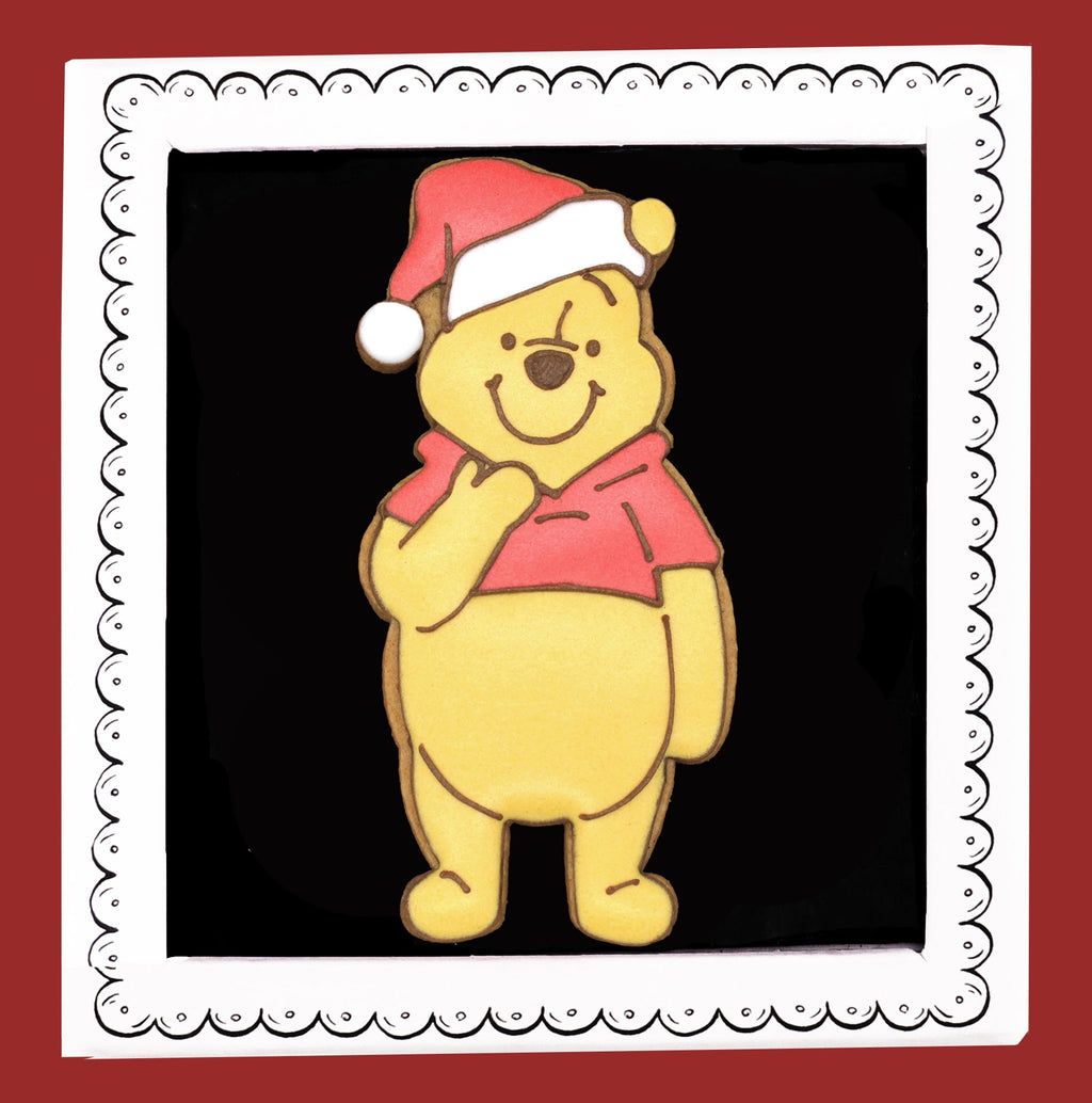 Disney Christmas Winnie the Pooh Letterbox Biscuit - Biscuiteers