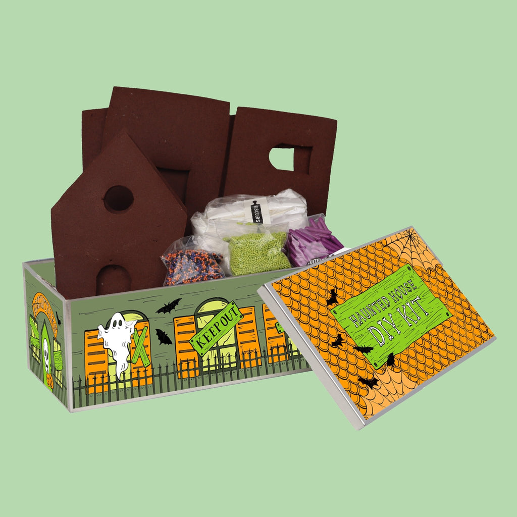 DIY Haunted House Biscuit Tin - Biscuiteers