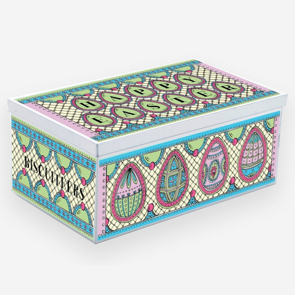 Easter Egg Biscuit Tin - Biscuiteers