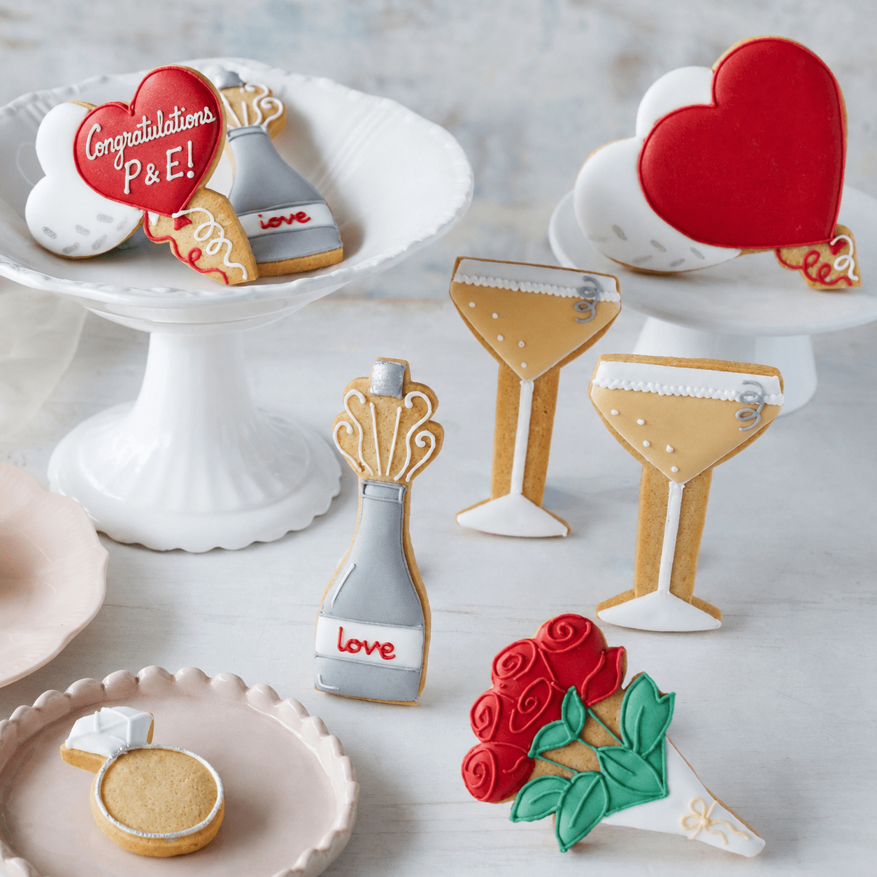 Engagement Biscuit Tin - Biscuiteers