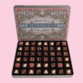 Giant Tin Personalised Wedding Chocolates - Biscuiteers