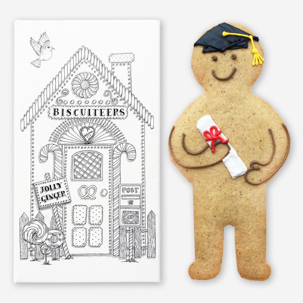 Ginger Grad Jolly Ginger - Biscuiteers