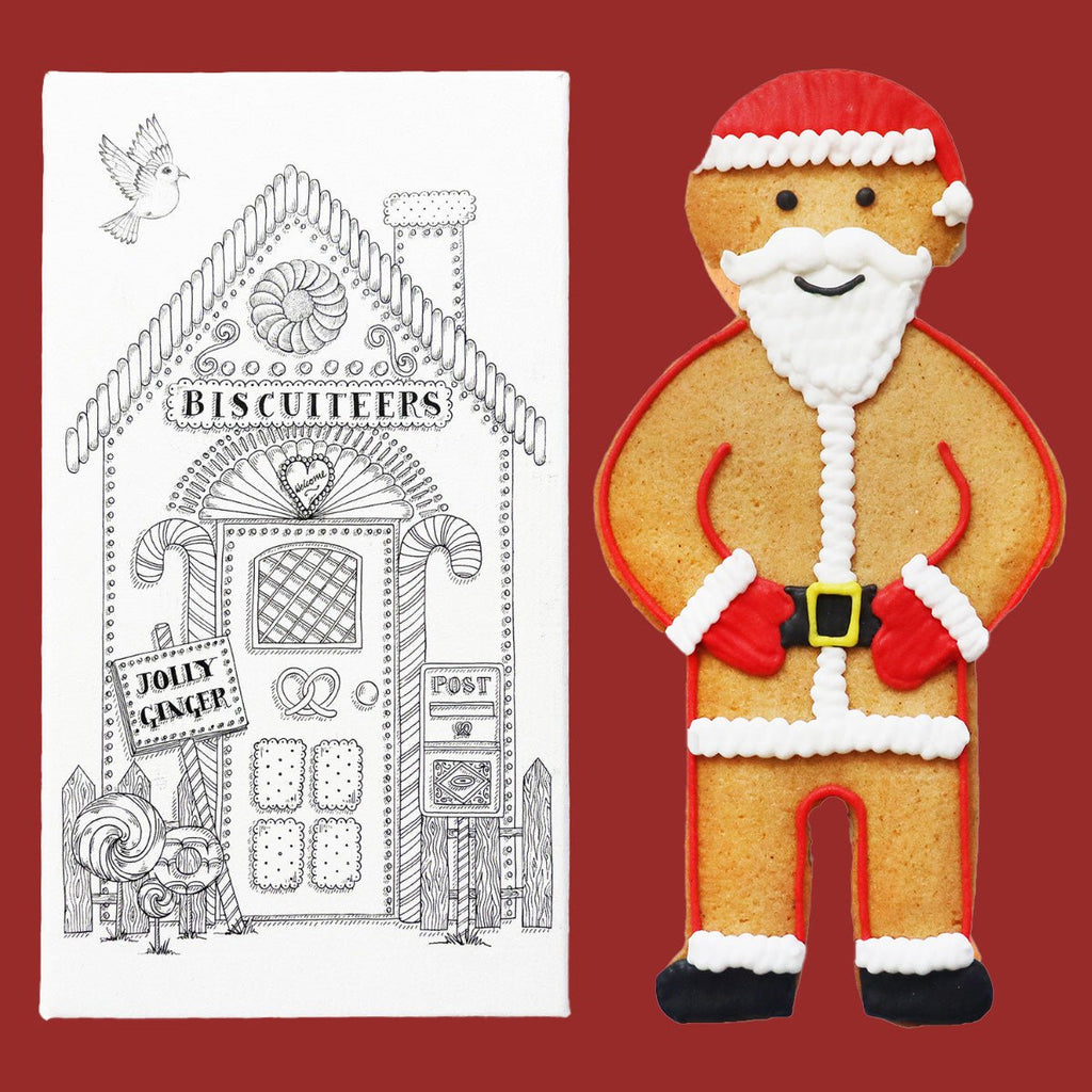 Ginger Santa Jolly Ginger - Biscuiteers