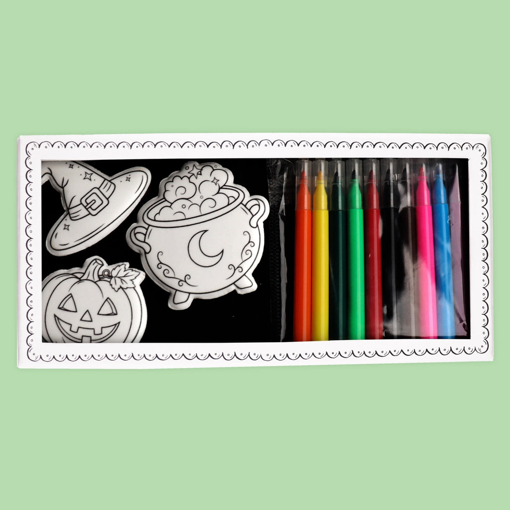 Halloween DIY Colour in Letterbox Biscuits - Biscuiteers