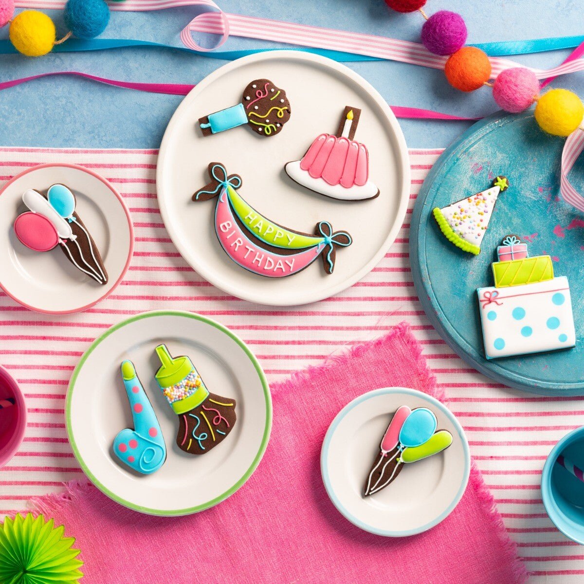 Happy Birthday Luxury Gift Box - Biscuiteers