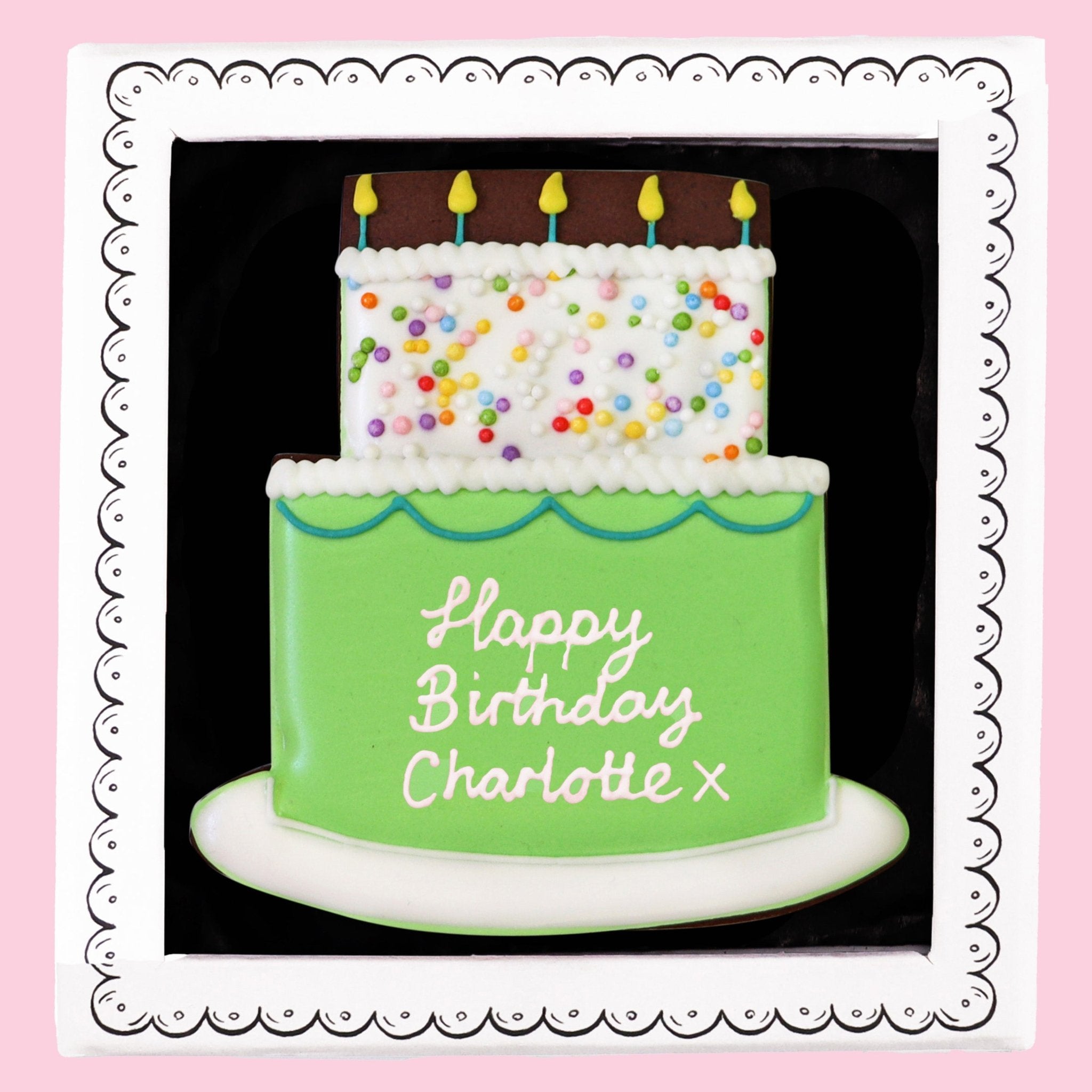 Happy Birthday Mini Gift Box - Biscuiteers