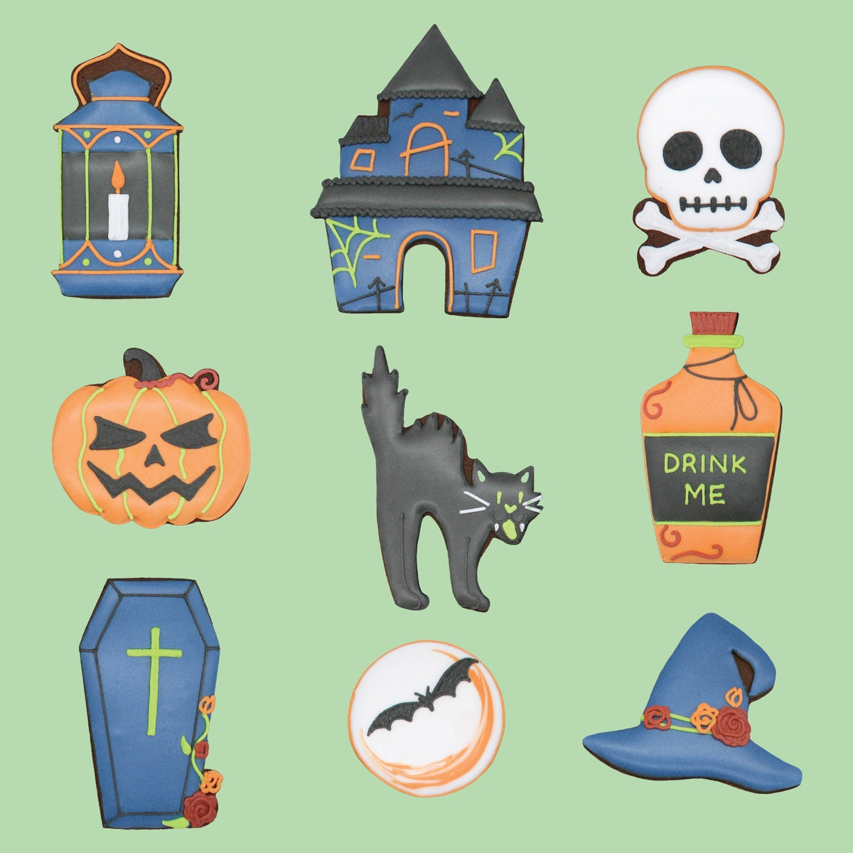 Haunted House Biscuit Tin - Biscuiteers