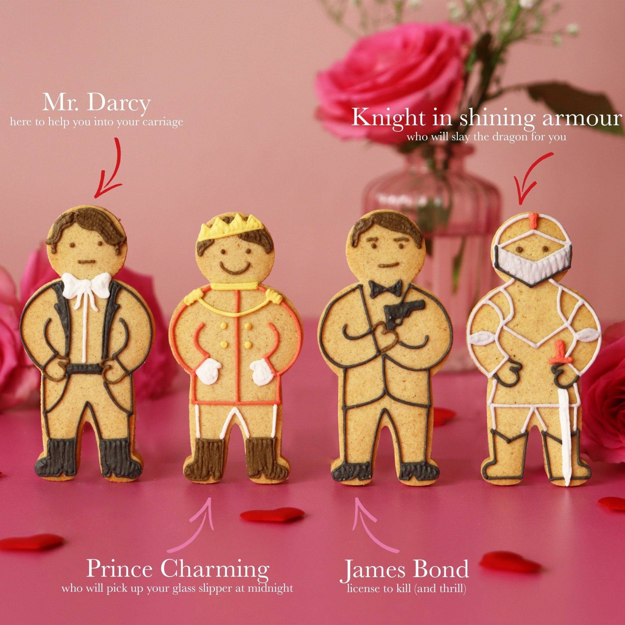 Heart Throbs Letterbox Biscuits - Biscuiteers